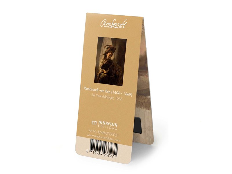 Magnetic Bookmark, Rembrandt, The Standard  Bearer