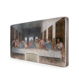 Masters-on-wood,  Da Vinci,Last supper, 375 x  195mm