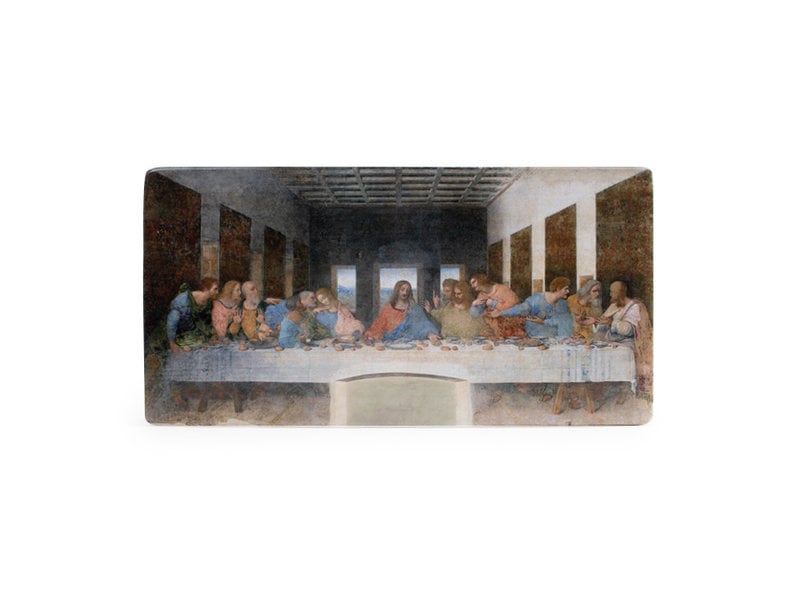 Meister auf Holz,  Da Vinci,  Letztes Abendmahl 375 x  195mm