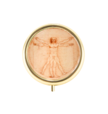 Pill box ,Leonardo  Da Vinci, Vitruvian Man