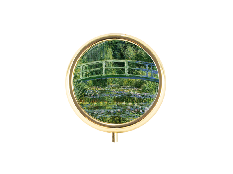 Pillbox , Monet, Japanese bridge