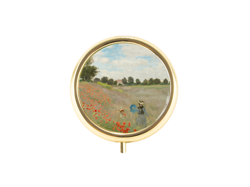 Pastillero, Monet, campo de amapolas