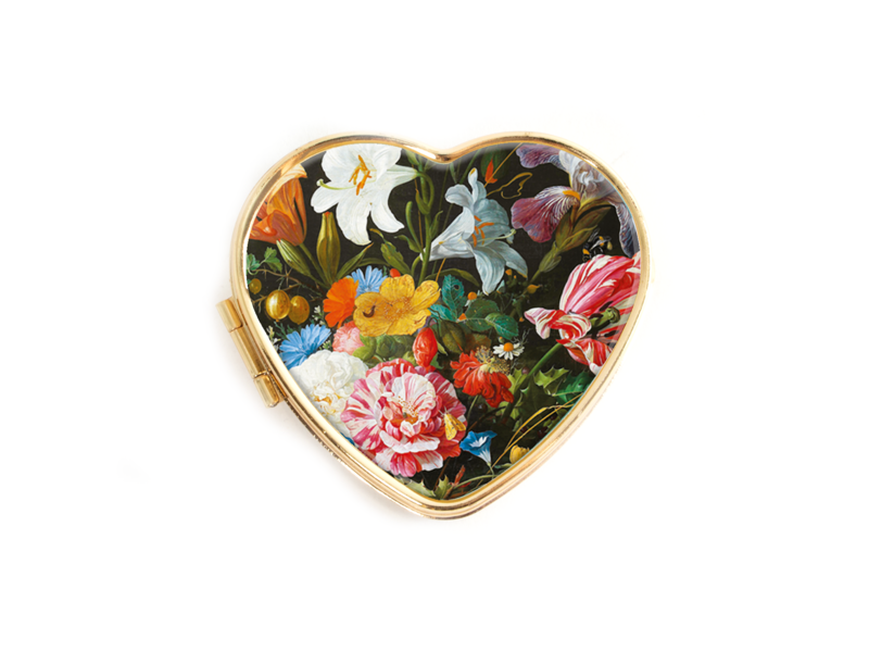 Pilulier en forme de coeur, De Heem, Fleur