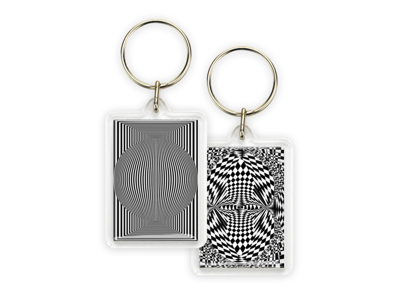 Keyring, Optical Art