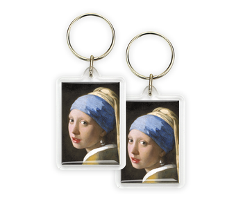 Porte-clés, fille avec une boucle d'oreille perle, Vermeer