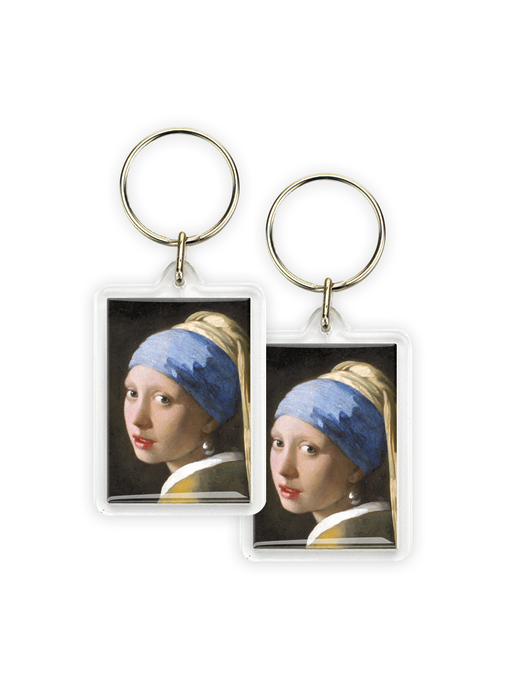 Llavero, niña con un pendiente de perlas, Vermeer