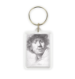 Schlüsselbund, Selbstporträt überrascht, Rembrandt