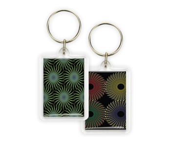 Keyring, Optical Art - Colours