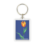 Keyring, Red and yellow tulip