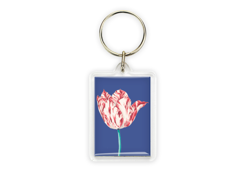 Sleutelhanger, Tulp met vlinder