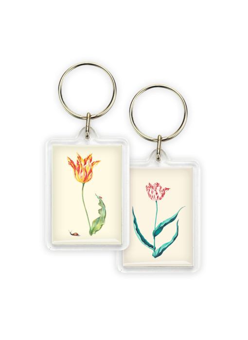 Sleutelhanger, Tulp met slak