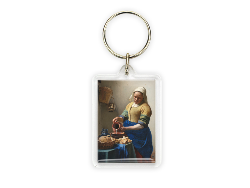 Sleutelhanger , Het melkmeisje, Johannes Vermeer