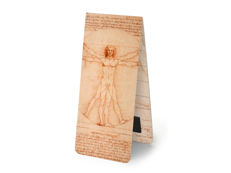 Magnetische Boekenlegger, Leonardo Da Vinci, Mens van Vitruvius