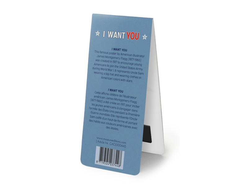 Marque-page magnétique,  I want you