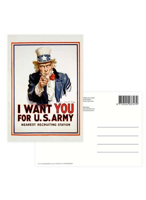 Carte postale,  I want you