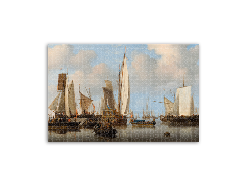 Jigsaw Puzzle, 1000 pcs, van de Velde, Ships at sea