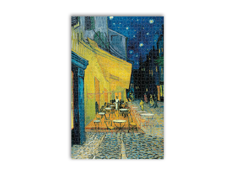 Jigsaw puzzle, 1000 pieces, Terrace of a café at night, Vincent van Gogh