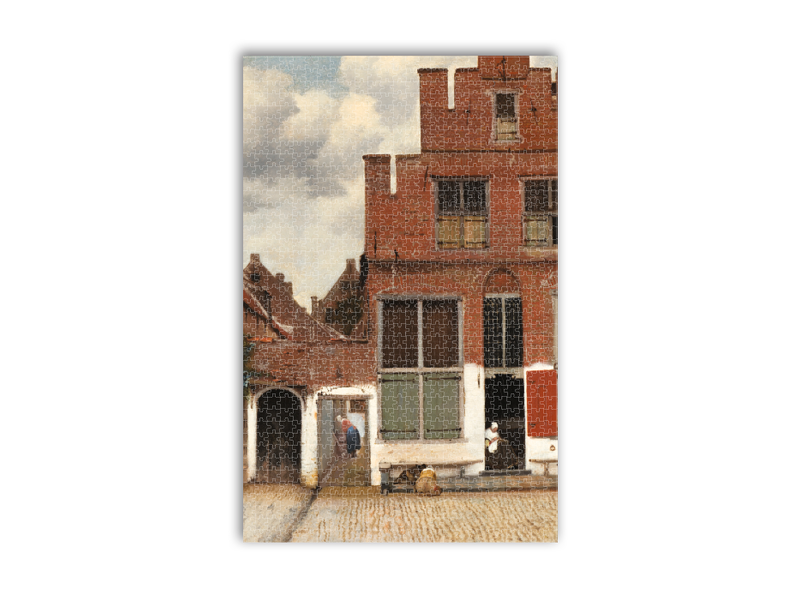 Puzzle, 1000 pièces, la petite rue de Vermeer, Rijksmuseum