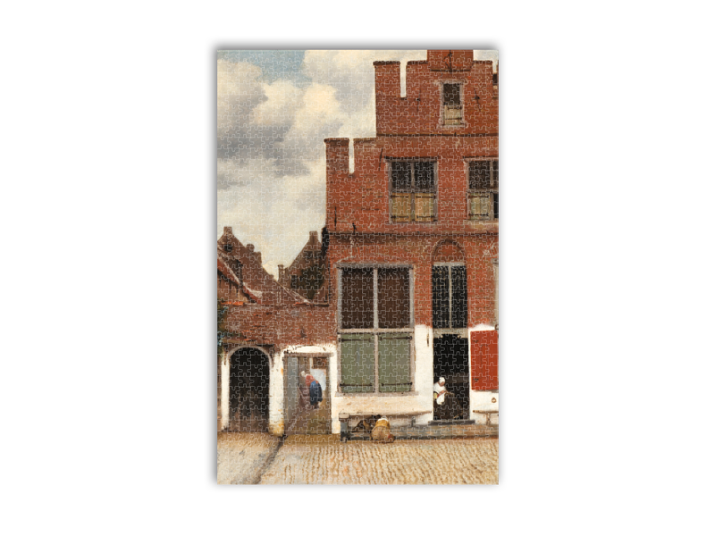 Puzzle, 1000 Teile,  Kleine Straße von Vermeer, Rijksmuseum