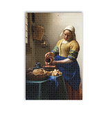 Puzzle, 1000 piezas, Vermeer, Lechera