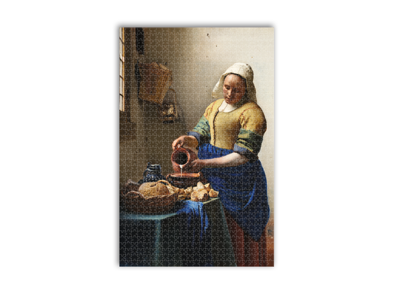 Puzzle, 1000 pièces, Vermeer, la laitière