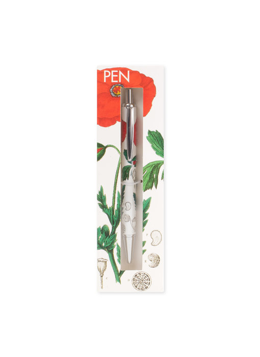 Ballpen in box,  Poppy, Hortus Botanicus