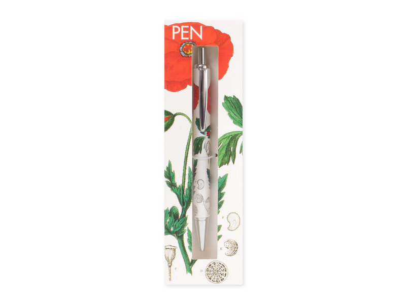 Ballpen in box, , Poppy, Hortus Botanicus