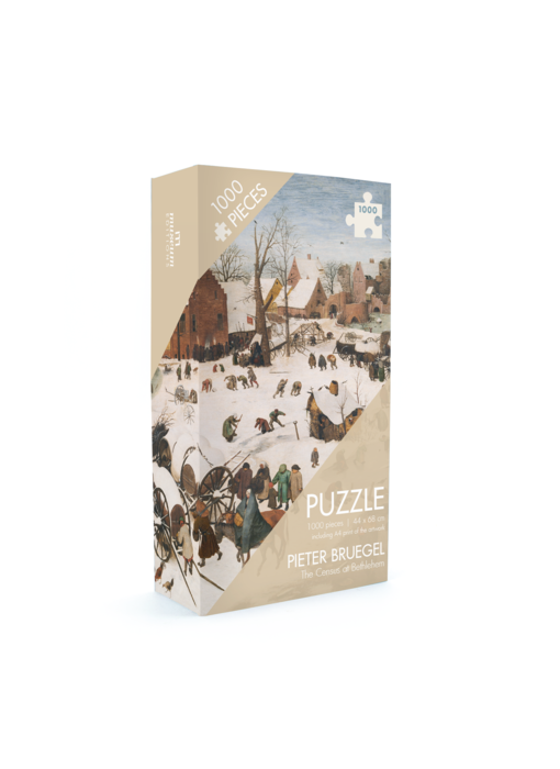 Puzzle, 1000 Teile, P. Bruegel de Oude, Volkszählung in Bethlehem