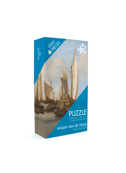 Jigsaw Puzzle, 1000 pcs, Van de Velde, Ships at sea