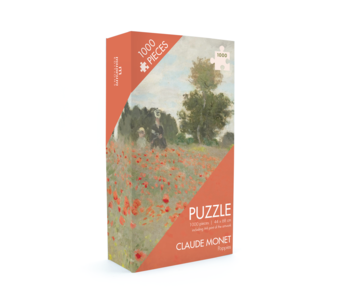 Legpuzzel, 1000 stukjes,  Monet, Veld met klaprozen