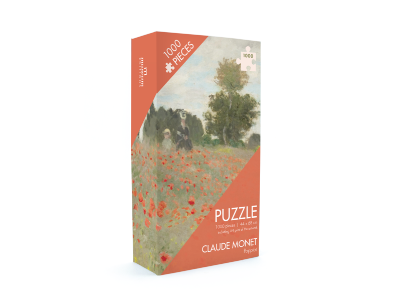 Jigsaw puzzle, 1000 pieces, Claude Monet, Field with poppies