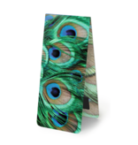 Magnetic Bookmark,  peacock feathers