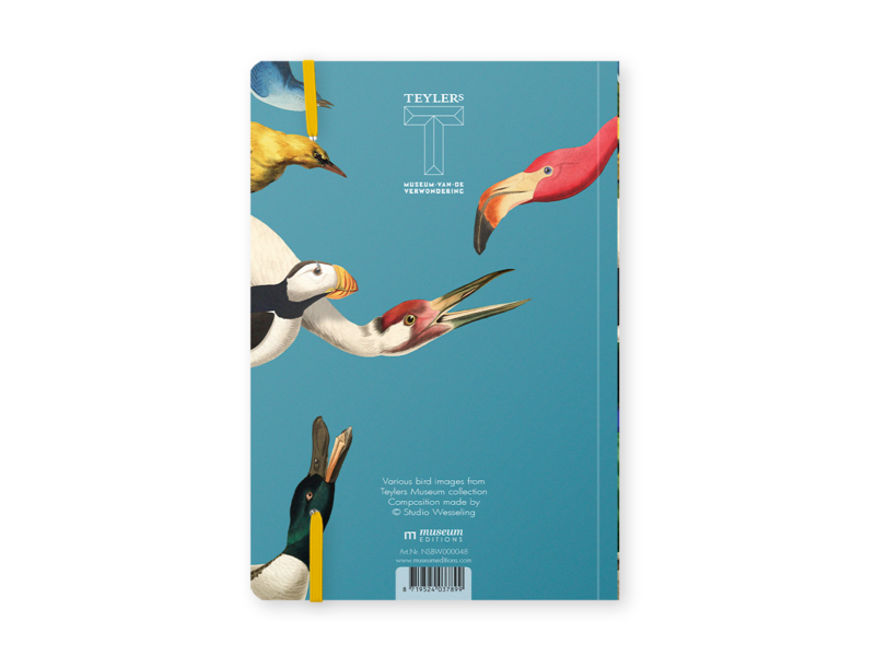 Softcover Book, A5, Bird life, Teylers Museum