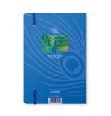 Cuaderno de tapa blanda, A5, plumas de pavo real