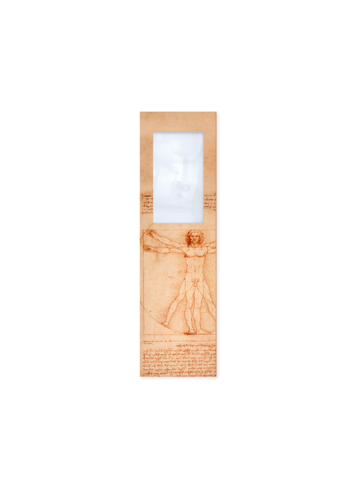 Magnifying Bookmark, Vitruvian Man, Leonardo Da vinci