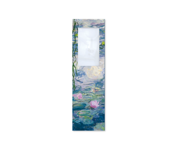 Marcapagina con lupa , Nenúfares ,Claude Monet