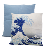 Housse de coussin, 45x45 cm, Hokusai,La grande vague