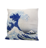 Housse de coussin, 45x45 cm, Hokusai,La grande vague