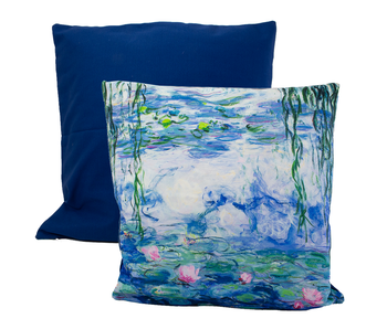 Cushion cover, 45x45 cm,  Claude Monet, Waterlilies
