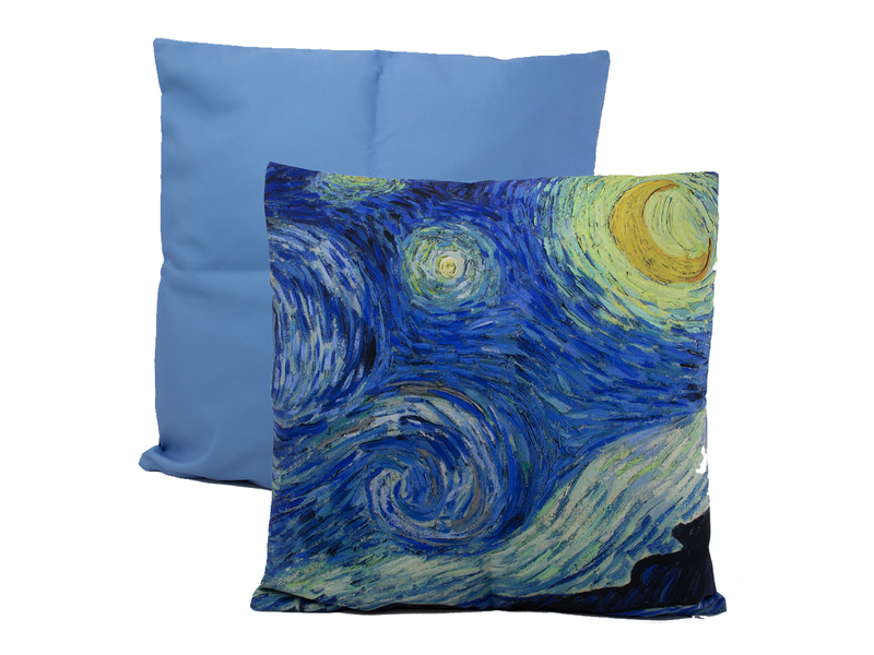 Housse de coussin, 45x45 cm, Vincent van Gogh, Nuit étoilée