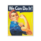 Essui-verre,  15 x 18 cm,  We can do it
