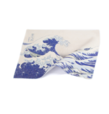 Brillentuch, 15 x 15 cm,   Hokusai, Die große Welle