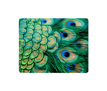 Mouse Pad, peacock feathers