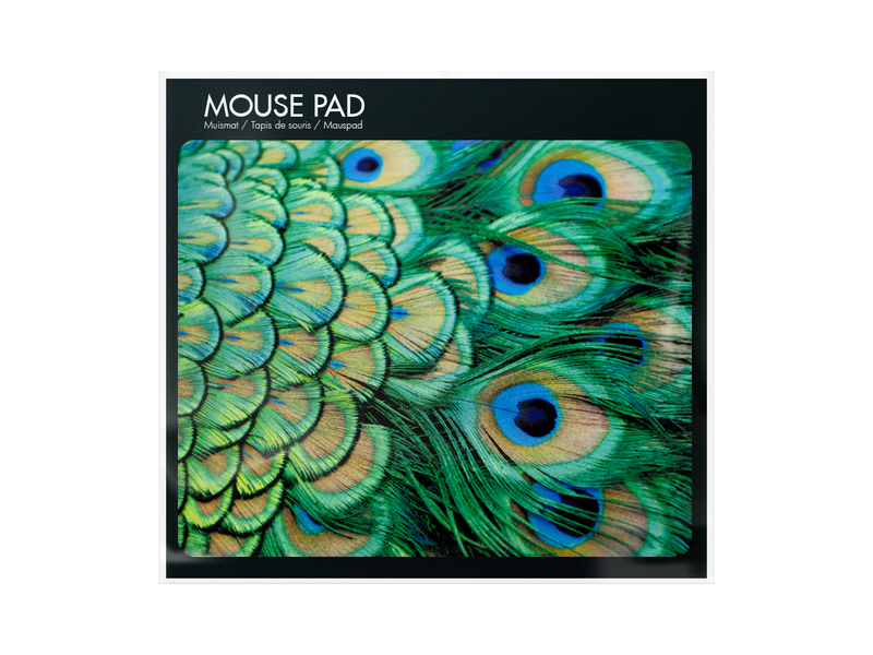 Mouse Pad,  peacock feathers