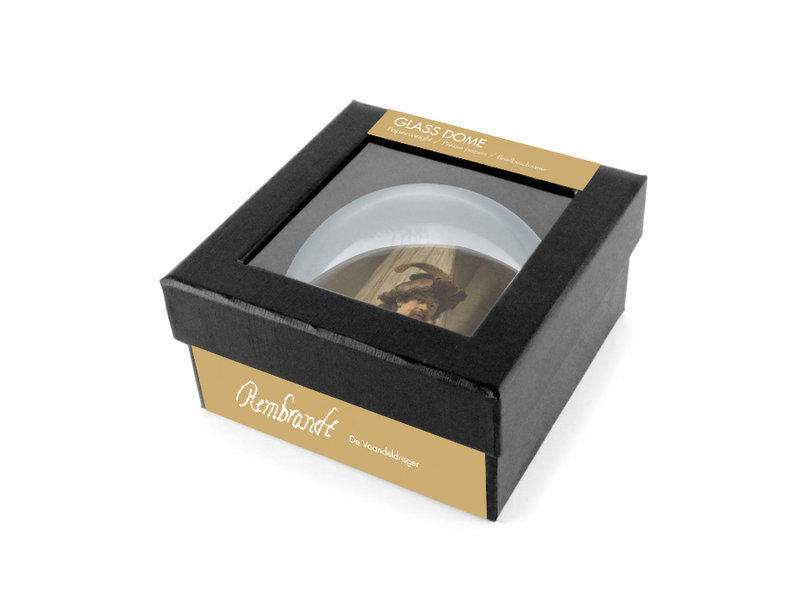 Paperweight, Rembrandt, The Standard Bearer