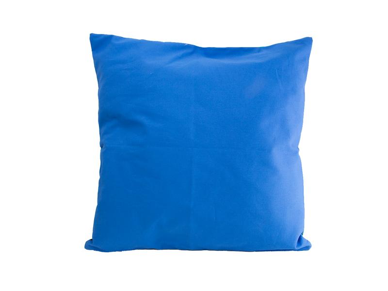 Housse de coussin, 45x45 cm, Plumes de paon