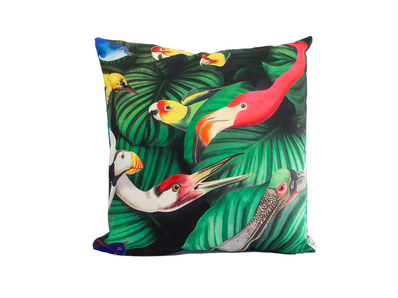 Housse de coussin, 45x45 cm, Oiseaux, Musée Teylers