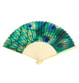 Fan , peacock feathers