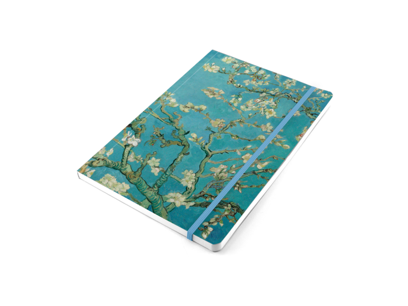 Carnet à couverture souple A5 , fleur d'amandier, Vincent van Gogh