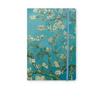 Cuaderno de tapa blanda, A5, Almendro en flor, Vincent van Gogh